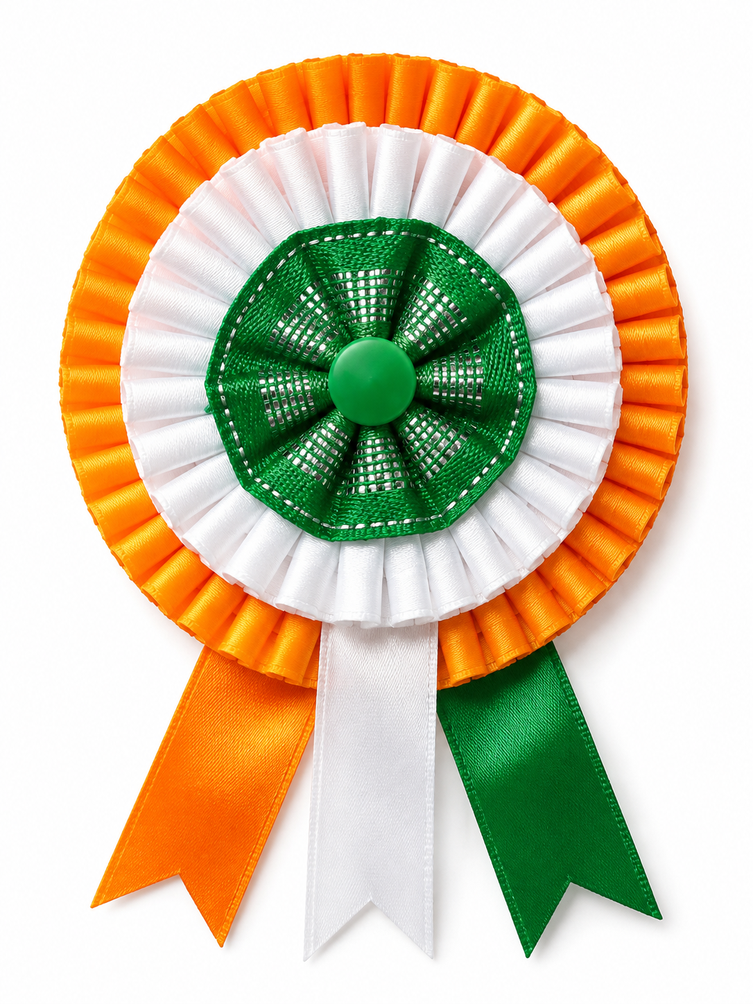 Tricolour Patriotic Award Rosette