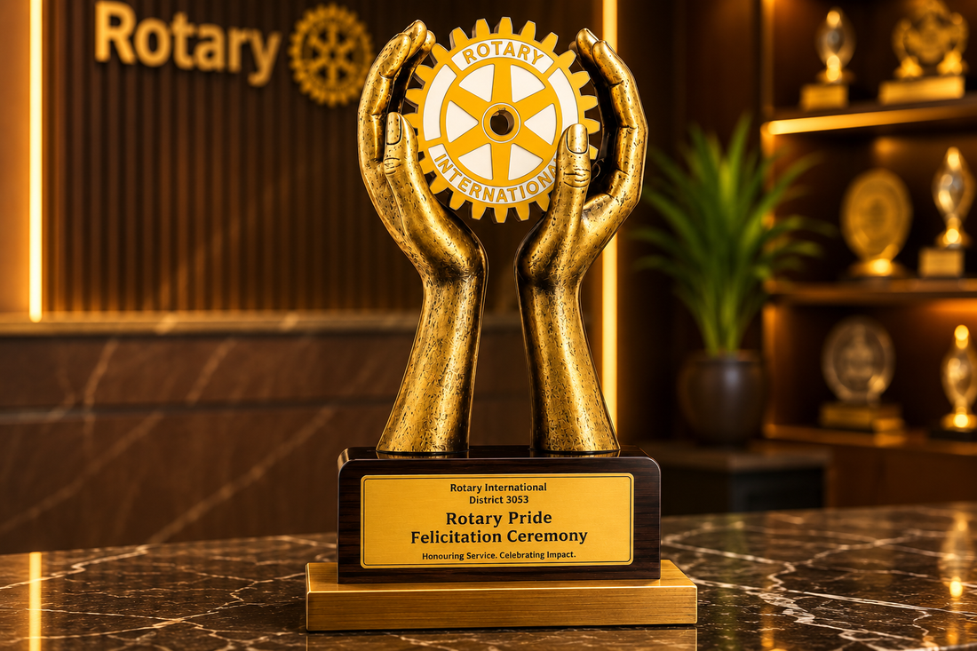 Designed for a Legend: Crafting the Rotary Pride Felicitation Memento