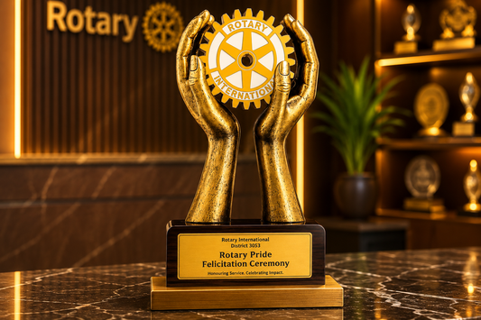 Designed for a Legend: Crafting the Rotary Pride Felicitation Memento