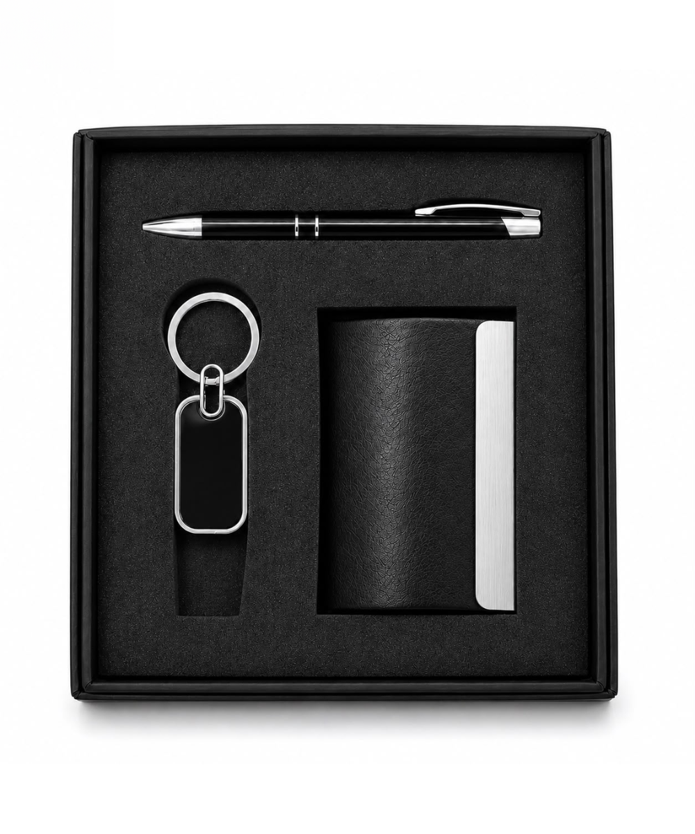 CARD HOLDER PEN AND KEY CHAIN COMBO