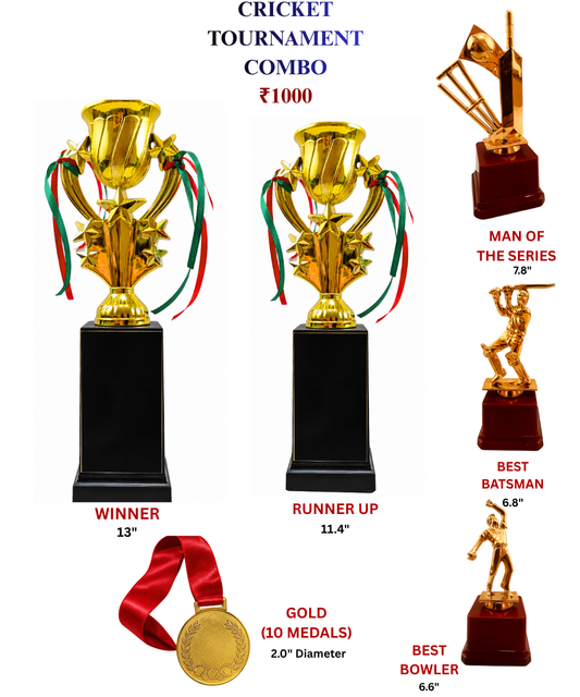 Cricket Champion Mega Trophy Combo
